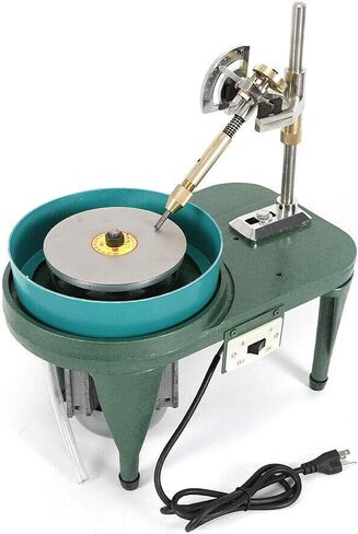 Professional Gem Faceting Machine Jewel Angle Polisher, 180W 2800RPM Bench Gemstone Jade Faceting Machine Jewel Polishing Grinding Machine with Faceted Manipulator in Saudi Arabia