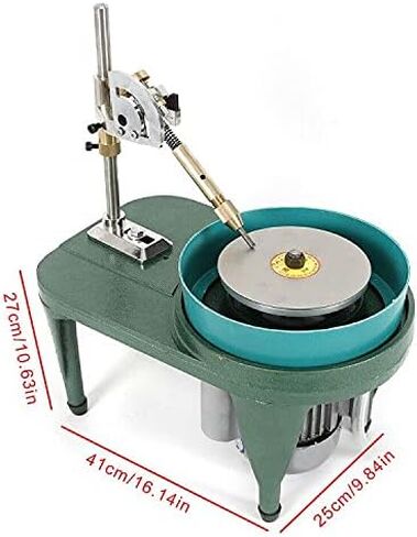 Professional Gem Faceting Machine Jewel Angle Polisher, 180W 2800RPM Bench Gemstone Jade Faceting Machine Jewel Polishing Grinding Machine with Faceted Manipulator in Saudi Arabia