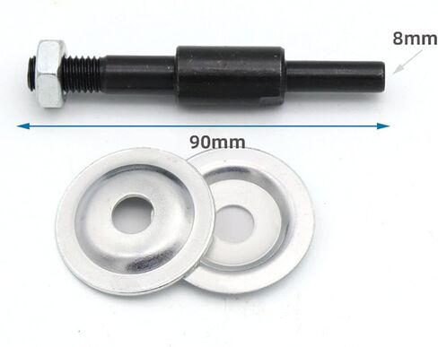 Grinding Wheel Shaft Grinder Extension Shaft Grinding Bench Spindle Adapter Iron Grinding Wheel Connecting Rod for Hair Wheel, 8mm in Saudi Arabia