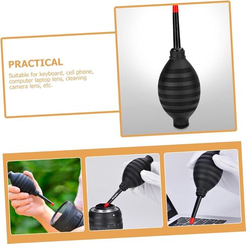 Artibetter Camera Air Blower Squeeze Ball Pump for Lens Keyboard Cleaning Tools Compressed Air Duster for Electronics Succulents Watches Dust Removal in Saudi Arabia