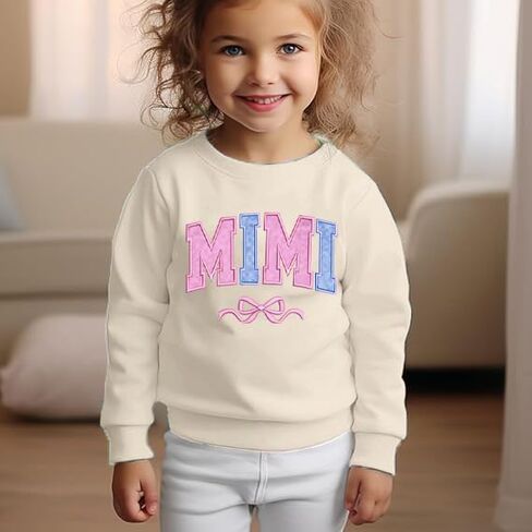 Mommy and Me Matching Outfits Crewneck Long Sleeve Pullover Tops Cute Family Matching Shirt in Saudi Arabia