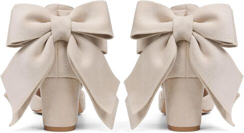 حذاء نسائي أسود بمقدمة مدببة وحزام الكاحل وكعب عالي مكتنز فستان الزفاف in Kuwait