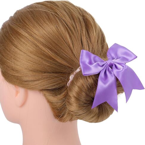 12 Pcs Girls Hair Bows Large Grosgrain Ribbon Cheer Bows with Alligator Hair Clips Stylish Accessories for Little Girls Teens Babies Toddlers Accessory in Saudi Arabia