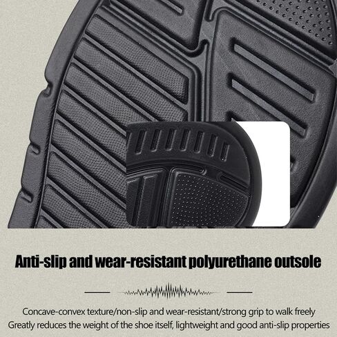 Men's Athletic Hiking Walking Sandals Non-Slip Water Resistant Lightweight Comfortable Beach Shoes, Men's Leather Sport Sandals, Breathable Waterproof Outdoor Athletic in Saudi Arabia