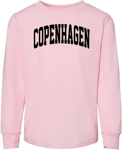 تي شيرت كوبنهاجن كولجيت للأطفال الصغار بأكمام طويلة in Saudi Arabia