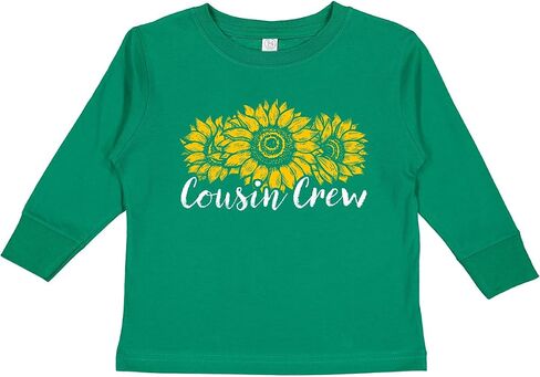 inktastic Cousin Crew Toddler Long Sleeve T-Shirt in Saudi Arabia