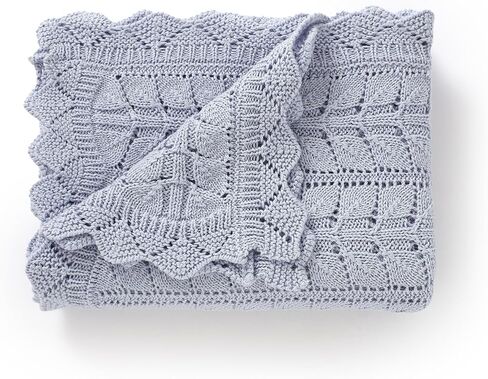 Neiwech Cotton Baby Blanket Knit Soft Cozy Lightweight Stroller Crib Nursery Receiving Swaddling Blankets for Infants Newborn Boys Girls Pink 30x40 Inch in Kuwait