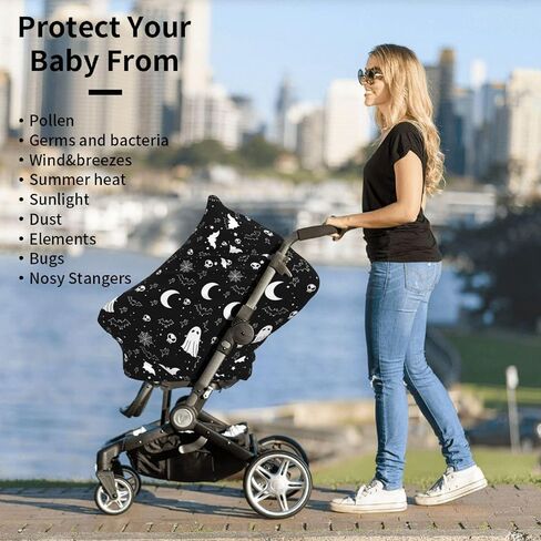 Goose Baby Car Seat Covers Multi-use Carseat Canopy for Boys and Girls Stretchy Infant Carseat Cover Shower Gifts in Saudi Arabia
