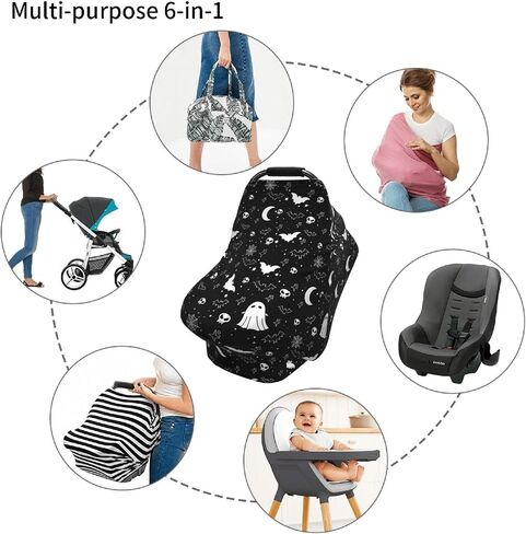 Goose Baby Car Seat Covers Multi-use Carseat Canopy for Boys and Girls Stretchy Infant Carseat Cover Shower Gifts in Saudi Arabia