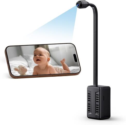 كاميرا ذات نطاق سري WiFi 1080P Espia، كاميرا تجسس صغيرة لاسلكية سهلة الإخفاء، أو أمان المنزل، مع وظيفة كشف الحركة، تدعم بطاقة SD وطاقة البطارية، تعمل مع APP Z015 (A) in Saudi Arabia
