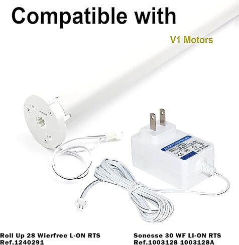 شاحن 13.3 فولت متوافق مع شاحن Soness Wirefree Plug-in 9020672 لمحركات ST30 وR28، شاحن بطارية ليثيوم أيون مدمج وفعال مع كابل وصول ممتد - شحن لمدة 8 ساعات in Kuwait