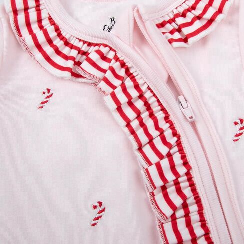 Baby Footie Bodysuit Headband or Hat 2 Piece Set – Christmas Thanksgiving Zip-Up Outfit,Holiday Pajamas for Infants in Saudi Arabia