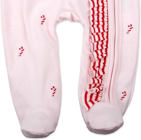 Baby Footie Bodysuit Headband or Hat 2 Piece Set – Christmas Thanksgiving Zip-Up Outfit,Holiday Pajamas for Infants in Saudi Arabia