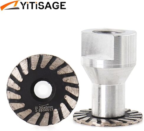شفرات منشار نقش صغيرة من Diamond Turbo مع شفة قابلة للإزالة 5/8-11 قرص قطع لنحت حجر الجرانيت والرخام الخرساني (50 مم) in Kuwait