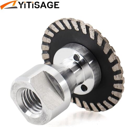 شفرات منشار نقش صغيرة من Diamond Turbo مع شفة قابلة للإزالة 5/8-11 قرص قطع لنحت حجر الجرانيت والرخام الخرساني (50 مم) in Kuwait