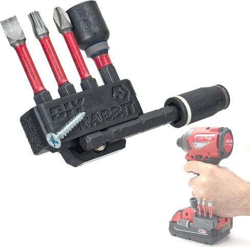 Magnetic Bit Holder for Milwaukee M18 Fuel Impact Driver and Drill- Drill accessories (Black, Milwaukee M18) in Saudi Arabia