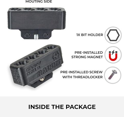 Magnetic Bit Holder for Milwaukee M18 Fuel Impact Driver and Drill- Drill accessories (Black, Milwaukee M18) in Saudi Arabia