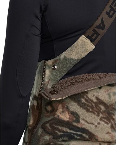 Under Armour Womens Rut Windproof Bib | Windproof Silent Microfleece Sherpa Liner | Womens Insulated Bib Overalls in Saudi Arabia