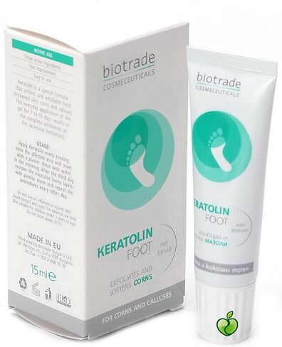 Biotrade Keratolin Foot Soft Heel Cream Urea 25% 50ml Budding Youth in Saudi Arabia