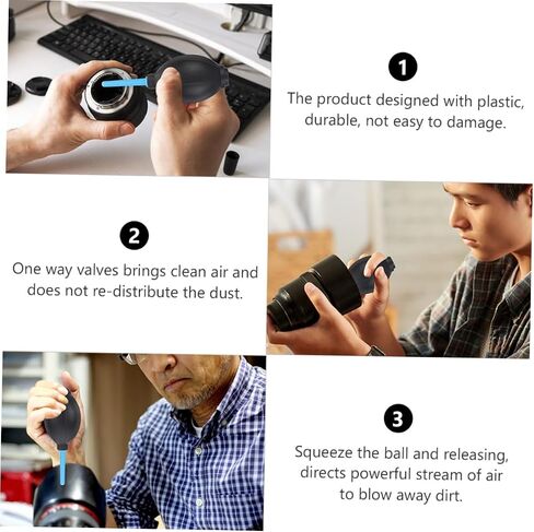 4pcs Portable Dust Cleaner Blower for Digital Camera Sensor Lens Filter with Pin Valve Nozzle Lightweight Air Pump for Precise Debris Removal and Safe Equipment Cleaning in Saudi Arabia
