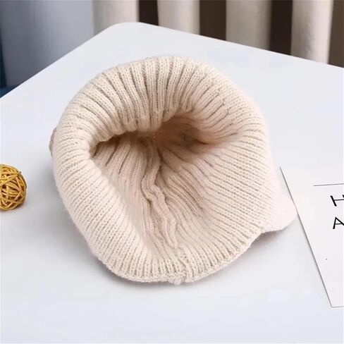 Baby Beanie Cap Newborn Hats Kids Knit Caps Infant Winter Hat Crochet Earflap Hats Cute Soft Warm Knit Caps in Saudi Arabia