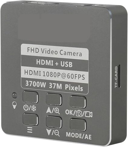 300X 180X أحادي العين الصناعية مختبر المكبر الإلكتروني 37MP HDMI USB فيديو مجهر مجموعة كاميرا ل PCB لحام ساعة عملة (300x) in Kuwait
