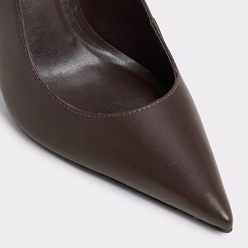 حذاء نسائي بكعب Slingback مغلق بمقدمة مدببة وكعب عالٍ ستيليتو وإبزيم سهل الارتداء حذاء بكعب مثير لحفلات الزفاف غير رسمي in Kuwait