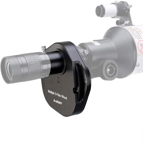 SVBONY Telescope Filter 1.25 inches Moon Filter CPL Filter, for Enhance Lunar Planetary Views Reduces Light Pollution, Bundle with SV133 Filter Wheel Multiple 5 Position Filter Wheel in Saudi Arabia