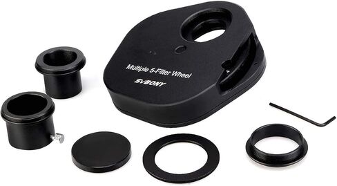SVBONY Telescope Filter 1.25 inches Moon Filter CPL Filter, for Enhance Lunar Planetary Views Reduces Light Pollution, Bundle with SV133 Filter Wheel Multiple 5 Position Filter Wheel in Saudi Arabia