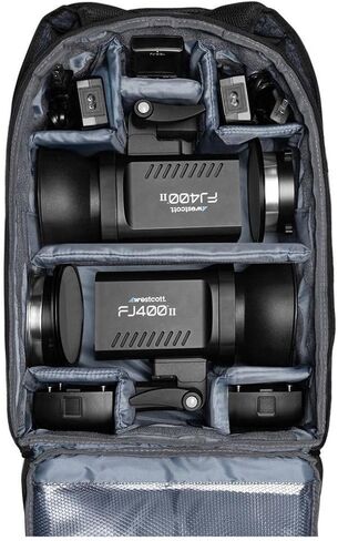 Westcott FJ400 II Strobe 2 Light Backpack Kit with FJ X3 S Wireless Trigger and Eyelighter Bundle (30 Items) in Saudi Arabia