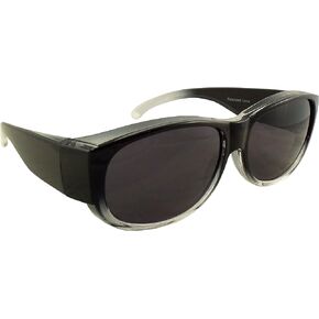 Womens Ombre Fit Over Sunglasses Wear Over Prescription Glasses - Polarized Lenses - Case Included