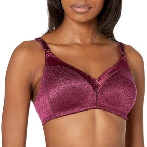 Bali Women's Double Support Wireless, Full-Coverage Lace Bra (Retired Colors)