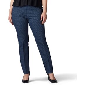 Lee Women's Plus Size Sculpting Fit Slim Leg Pull on Pant