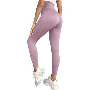 Blooming Jelly Women's Workout Leggings Thermal Warm High Waisted Tummy Control Athletic Gym Yoga Pants with Pocket in Saudi Arabia