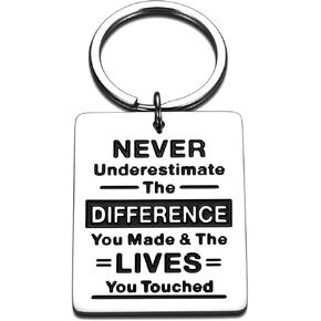 Thank You Christmas Gifts for Coworker Employee Teacher Appreciation Inspirational Keychain for Women Men Going Away from Boss Colleague Goodbye Farewell Office Retirement Gift for Friends Jewelry in Kuwait