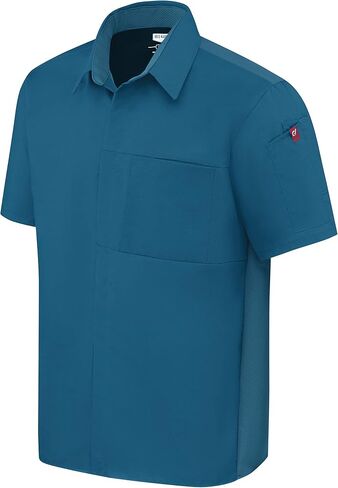 Red Kap Men's Airflow Cook Shirt with Oilblok in Saudi Arabia