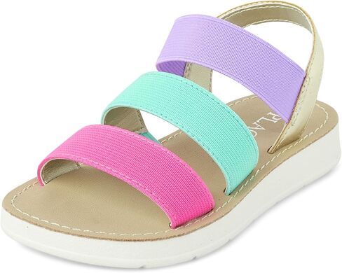 The Children's Place Girl's Baby Toddler Open Toe Flat Sandals in Saudi Arabia