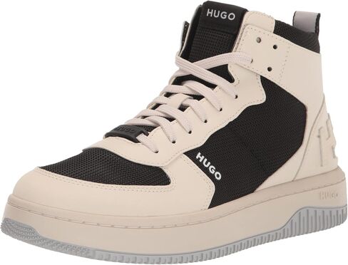 HUGO Men's Chunky High Top Leather Sneakers in Saudi Arabia