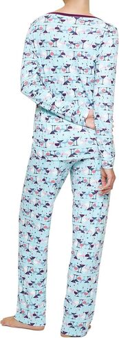 HUE Women’s Ultra Ribbed 2 Piece Pajama Gift Set – Includes Cozy Long Sleeve PJ Top and PJ Pant in Saudi Arabia