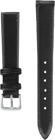PU Leather Watch Bands, Adjustable Silica Gel Watch Band, Universal Replacement Watch Strap Part Accessory Classical Leather Watch Straps for Men and Women (20mm Black) in Saudi Arabia
