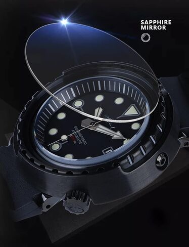 ساعات تكتيكية FROG Heimdallr للرجال، NH35A أوتوماتيكية 200 متر غواص ساعات كريستال ياقوتي للرجال ساعة يد مضيئة ذاتية اللف، قرص 47 ملم in Kuwait