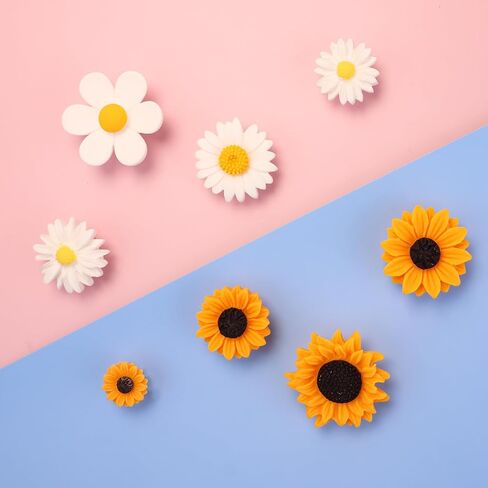 سحر الأحذية النسائية 3D عباد الشمس زهرة الأقحوان 20 عبوة للفتيات المراهقات in Saudi Arabia