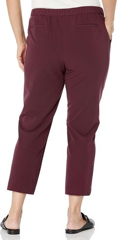 Calvin Klein Women's Plus Size Lux Stretch Straight Leg Belted 2 Button Tab Pant in Saudi Arabia