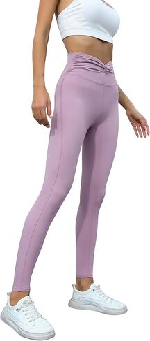 Blooming Jelly Women's Workout Leggings Thermal Warm High Waisted Tummy Control Athletic Gym Yoga Pants with Pocket in Saudi Arabia