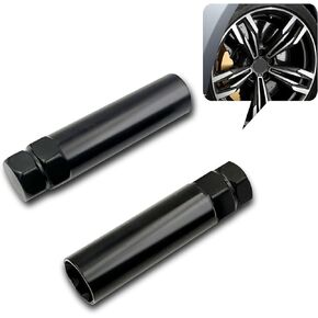 CHRYMUM 2PCS Wheel Lock Removal Tool, Spline Lug Nut Socket, 6 Spline 7 Spline Lug Nut Key Set, Car Anti-Theft Screw Remover Socket, Quick Locking Lug Nut Key Replacement for Cars, Trucks, Vans