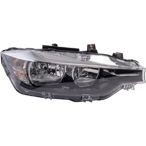 TRQ Right Headlight Assembly Passenger Side Compatible with 2016-2018 BMW 320i 328d 328d xDrive 2016 328i 328i xDrive 340i BM2519166