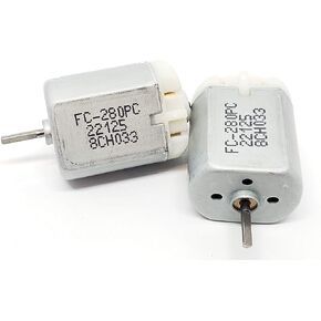 2 Pack - 10mm Flat Shaft Central Door Lock Actuator Motor FC-280PC-22125 FLAT SHAFT, D Spindle, Power Locking Repair Engine