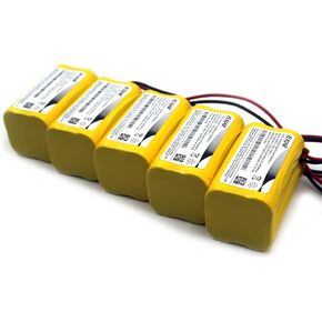 elxjar (5-Pack) 4.8V 800mAh Ni-CD Battery Pack Replacement for Astralite 20-0001 Day-Brite A15032-1 CXL6VBXT CXXL3GW, Lithonia A15032-1 Osi OSA004 Powersonic A150321 Emergency Exit Light
