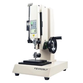 FENROSLY Digital Force Gauge Push Pull Gauge with Force Gauge Stand Wheel-Operated Manual Push Pull Test Stand