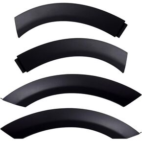 Left Right Front Wheel Arch Trim Fender Flares w Mounting Kit Compatible with 2002-2008 Mini Cooper R50 R53 S R52 S Convertible Driver Passenger Side
